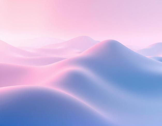 abstract pink and blue gradient background with soft wavy shapes