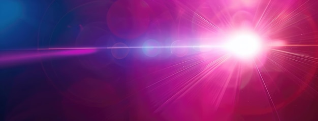 Abstract Pink and Blue Light Flare Background