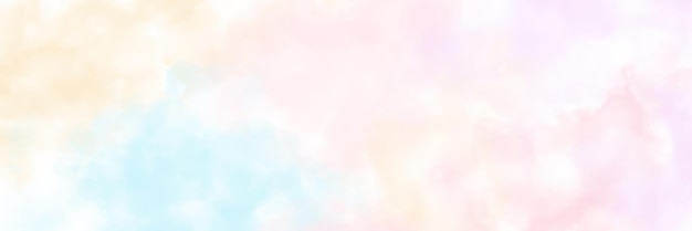 Abstract Pink and Blue Pastel watercolor background