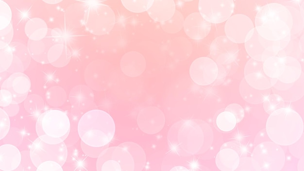 추상 핑크 Bokeh 빛 배경