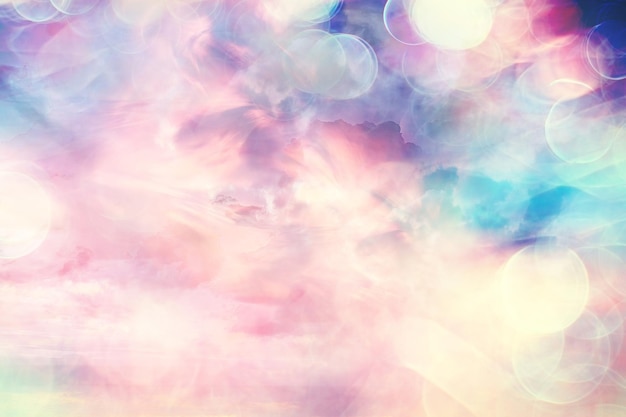 abstract pink colored background / blurred multicolored clouds, spring background