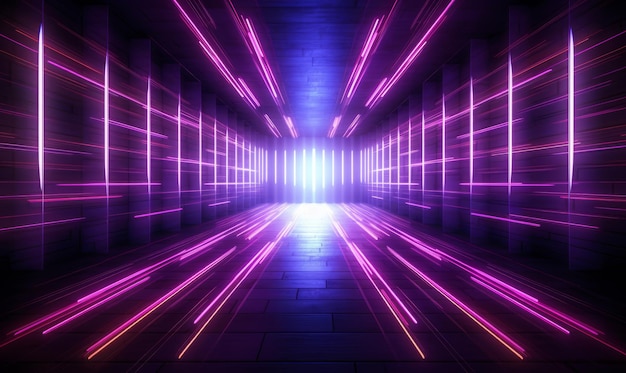 Abstract pink Neon speed light futuristic background