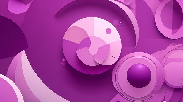 Abstract pink and purple background with circular shapes