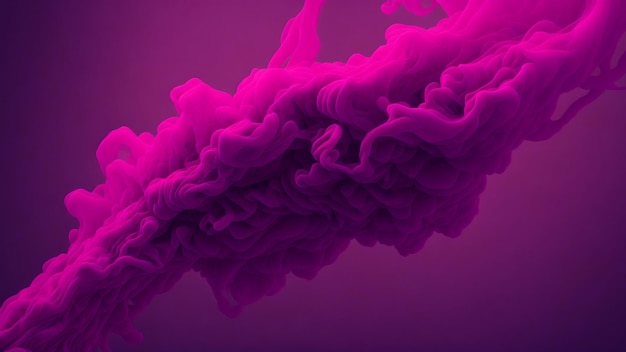 Abstract pink smoke with dark background Generative AI