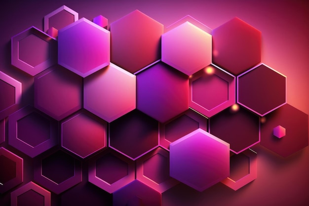 Abstract pink and violet gradient background Illustration AI Generative