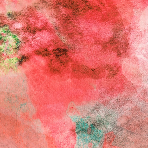 抽象的なピンクの水彩背景デザイン ウォッシュ アクア塗装テクスチャをクローズ アップ