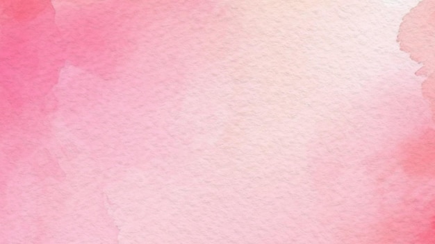 Abstract Pink Watercolor Background On Paper