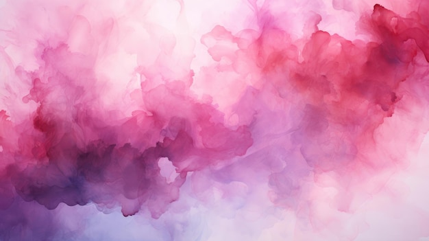 Abstract pink watercolor on background with space for text