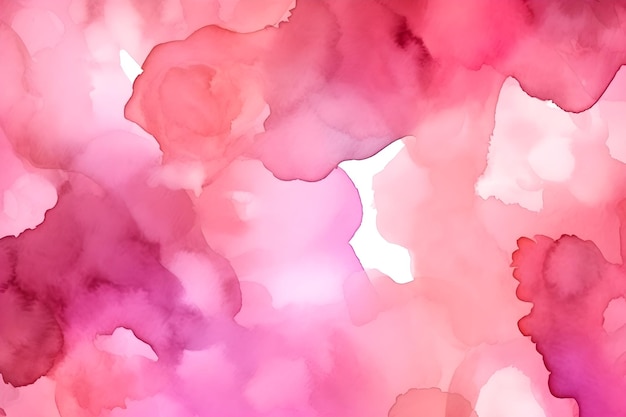 Photo abstract pink watercolor background
