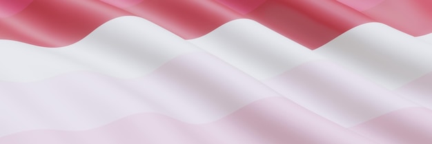 Photo abstract pink wavy stripped background.