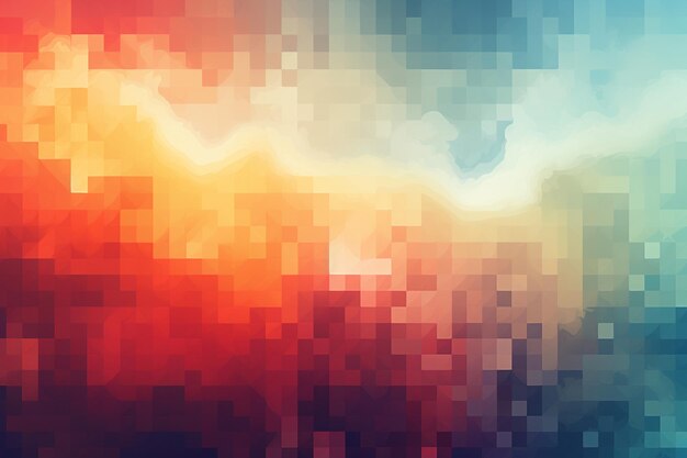 Photo abstract pixelated background