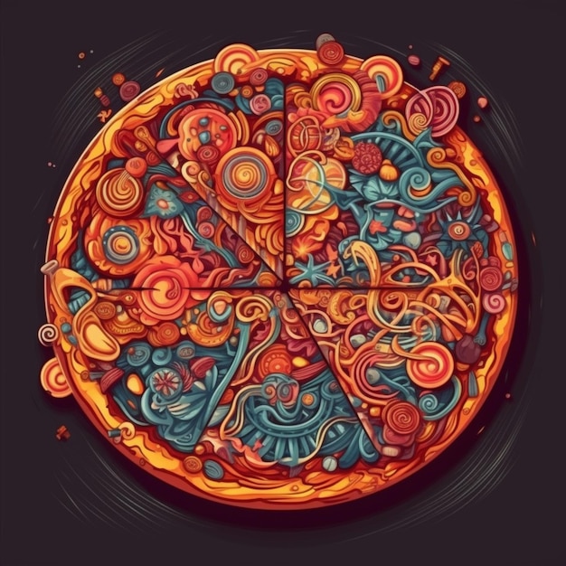 Abstract Pizza