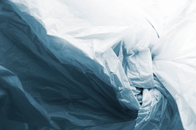 Foto concetto astratto del sacchetto di plastica