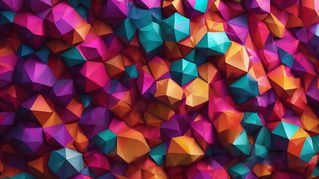 Abstract polygon background