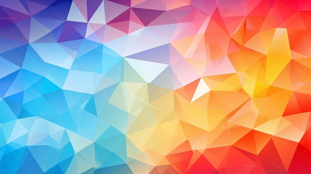 Abstract polygon color background