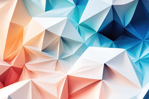 Abstract polygonal background geometric triangle colorful background Seamless