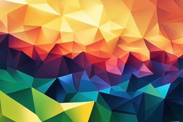 Abstract polygonal background geometric triangle colorful background Seamless