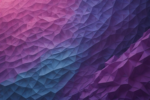 Abstract polygonal background Triangular origami style with gradient generative ai