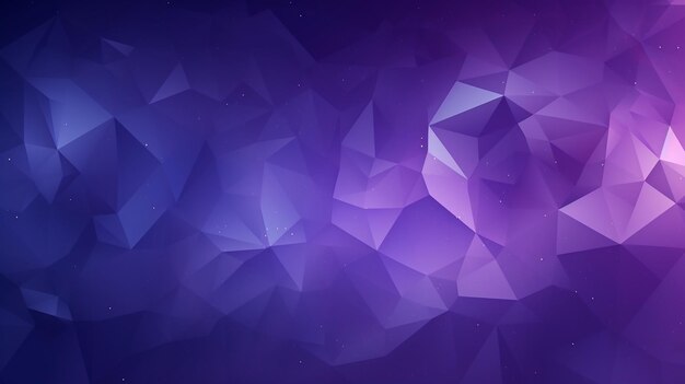 Abstract polygonal background with dark purple color Generative AI