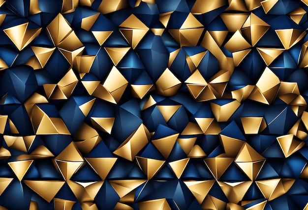 Photo abstract polygonal pattern luxur