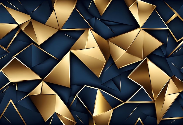 Photo abstract polygonal pattern luxur