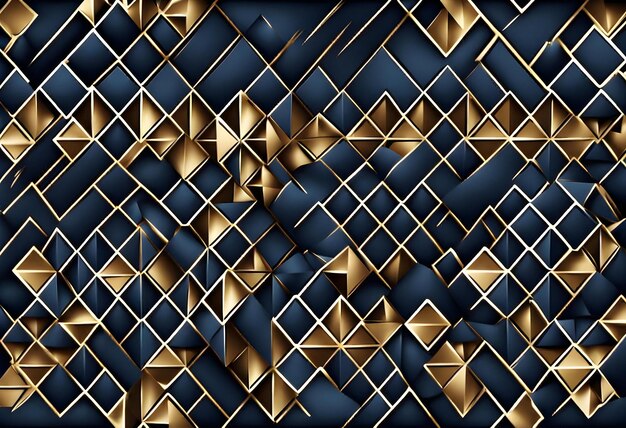 Photo abstract polygonal pattern luxur