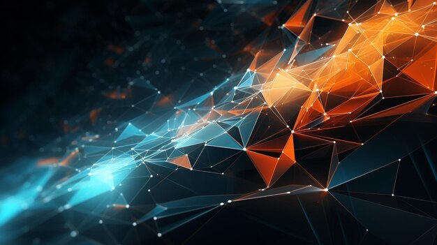 abstract polygonal space background