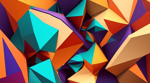 Abstract polygonal