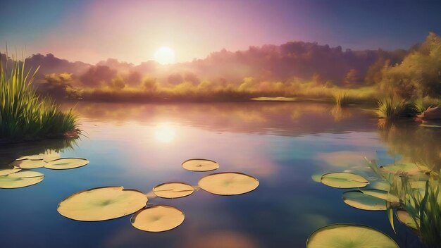 Abstract pond1 light background wallpaper colorful gradient blurry soft smooth motion bright shine