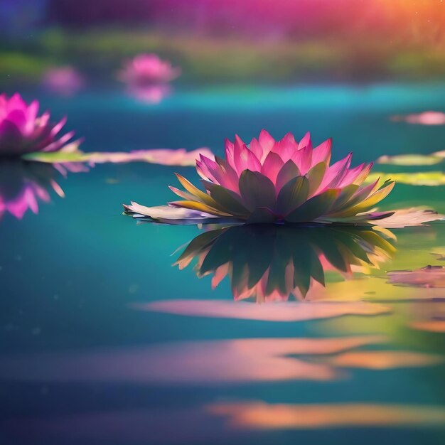 Abstract pond1 light background wallpaper colorful gradient blurry soft smooth motion bright shine