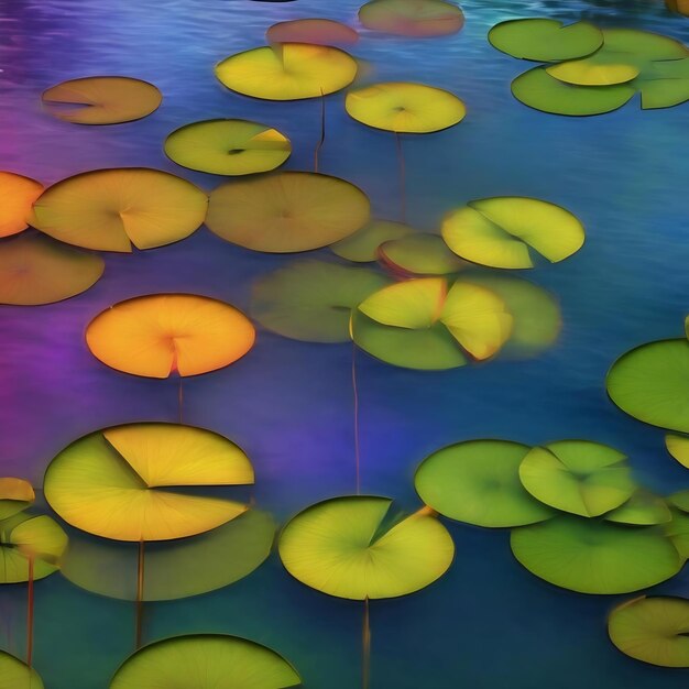 Abstract pond2 light background wallpaper colorful gradient blurry soft smooth motion bright shine