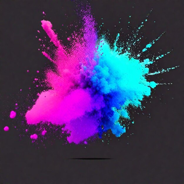 Abstract powder splatted background or expose texture