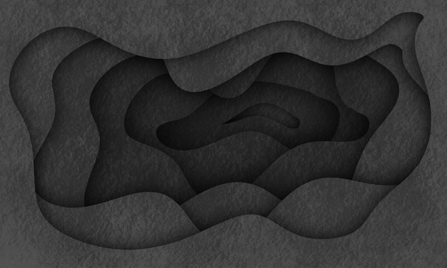 Abstract psychedelic paper waves background