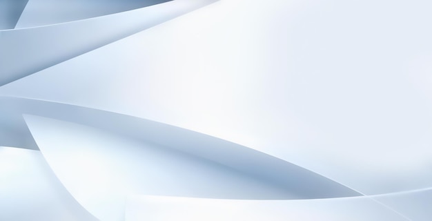 Abstract Pure White 3D Background