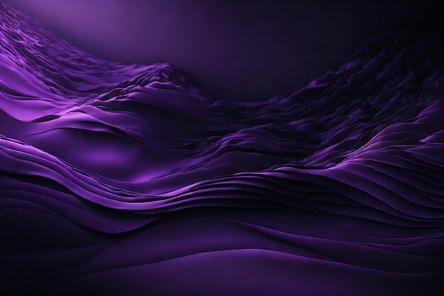 Abstract purple background purple waves ai generated