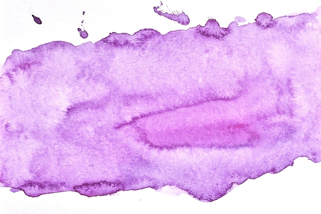 Abstract purple background Watercolor ink art collage Stains blots and brush strokes of acrylic paint