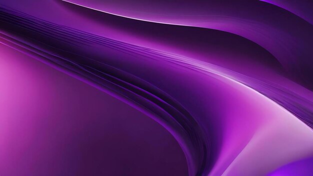 An abstract purple background with curved curves generative ai