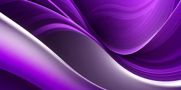 Abstract purple background with flowing curved lines