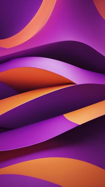 Abstract purple background with lines and shapes