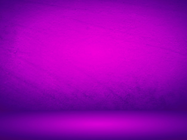 Abstract Purple background with smooth gradient used for web design templates, product studio room