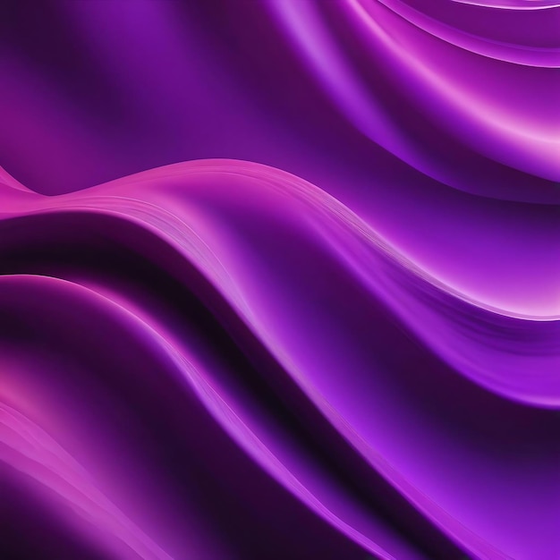 Abstract purple background with smooth waves for your project