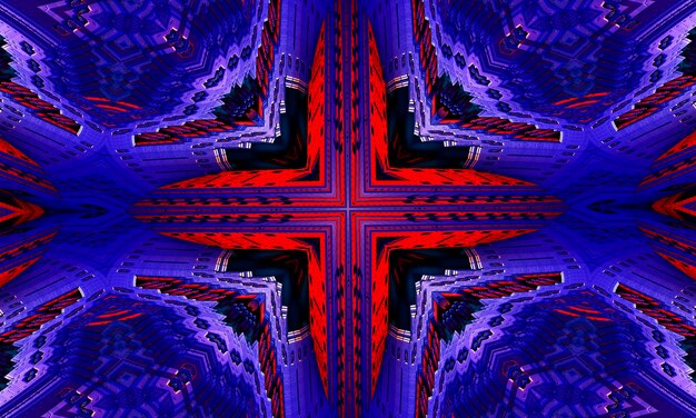 Абстрактный фиолетовый крест. цифровая иллюстрация в художественном стиле для великого поста и страстей иисуса христа.