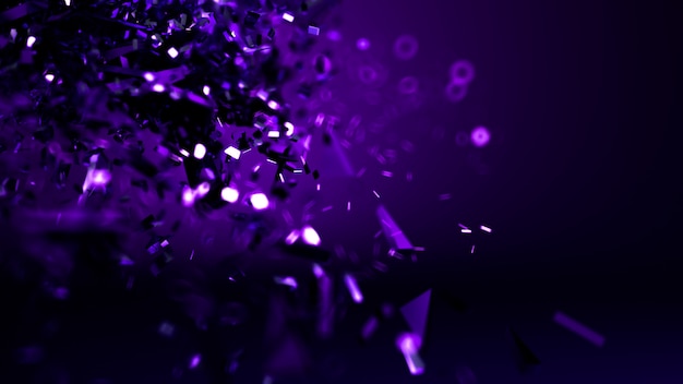 Abstract purple dark blue background. 3d rendering.