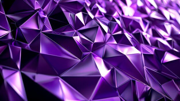 an abstract purple geometric background that features intricate and beautiful triangular patterns