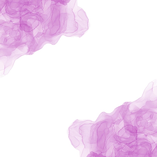 Abstract Purple Ink Border Frame Background