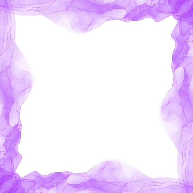 Abstract Purple Ink Frame