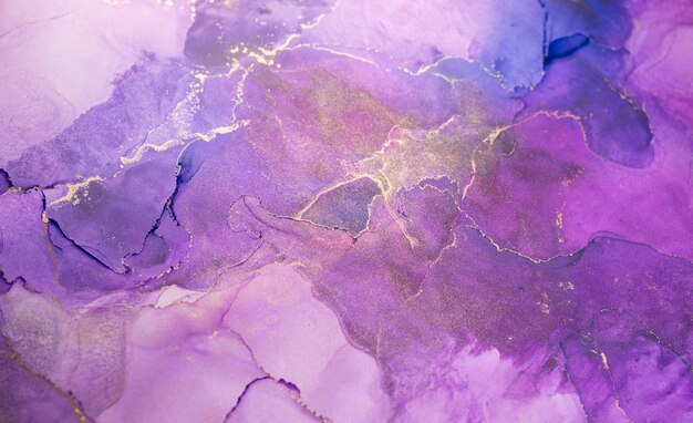 Abstract purple paint background alcohol ink style the swirls of marble or the ripples of agate