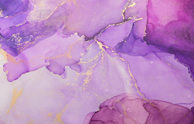 Abstract purple paint background alcohol ink style the swirls of marble or the ripples of agate