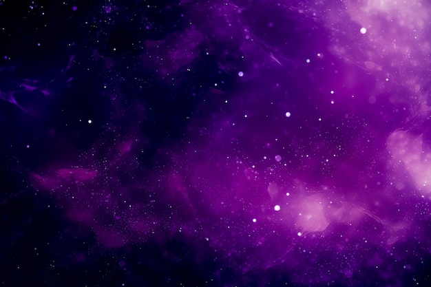 Photo abstract purple particles background