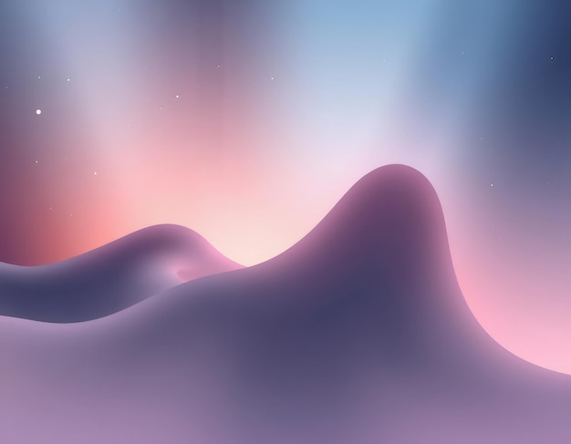 abstract purple and pink landscape with a soft focus and blurred background